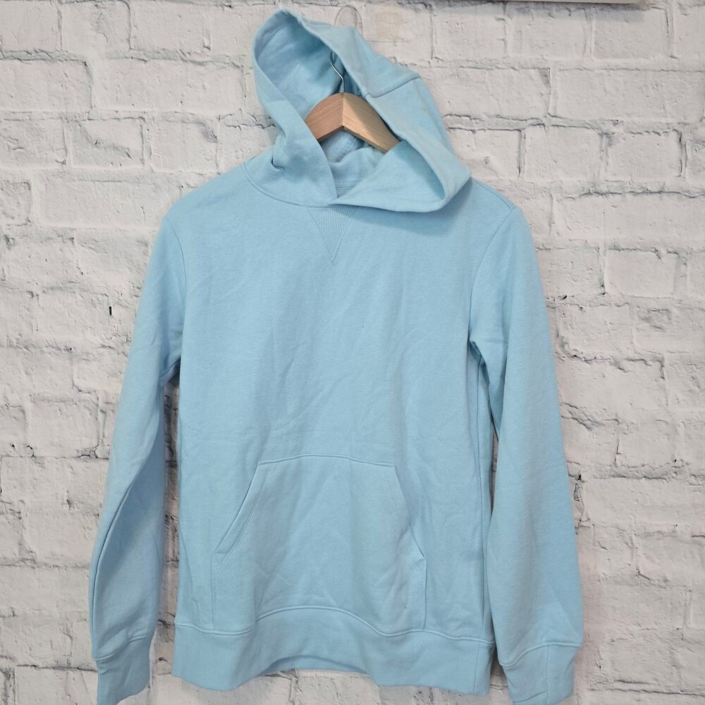 All in motion Blue Hoodie sweatshirt Sz 4/5 fleece sweater Pocket A31